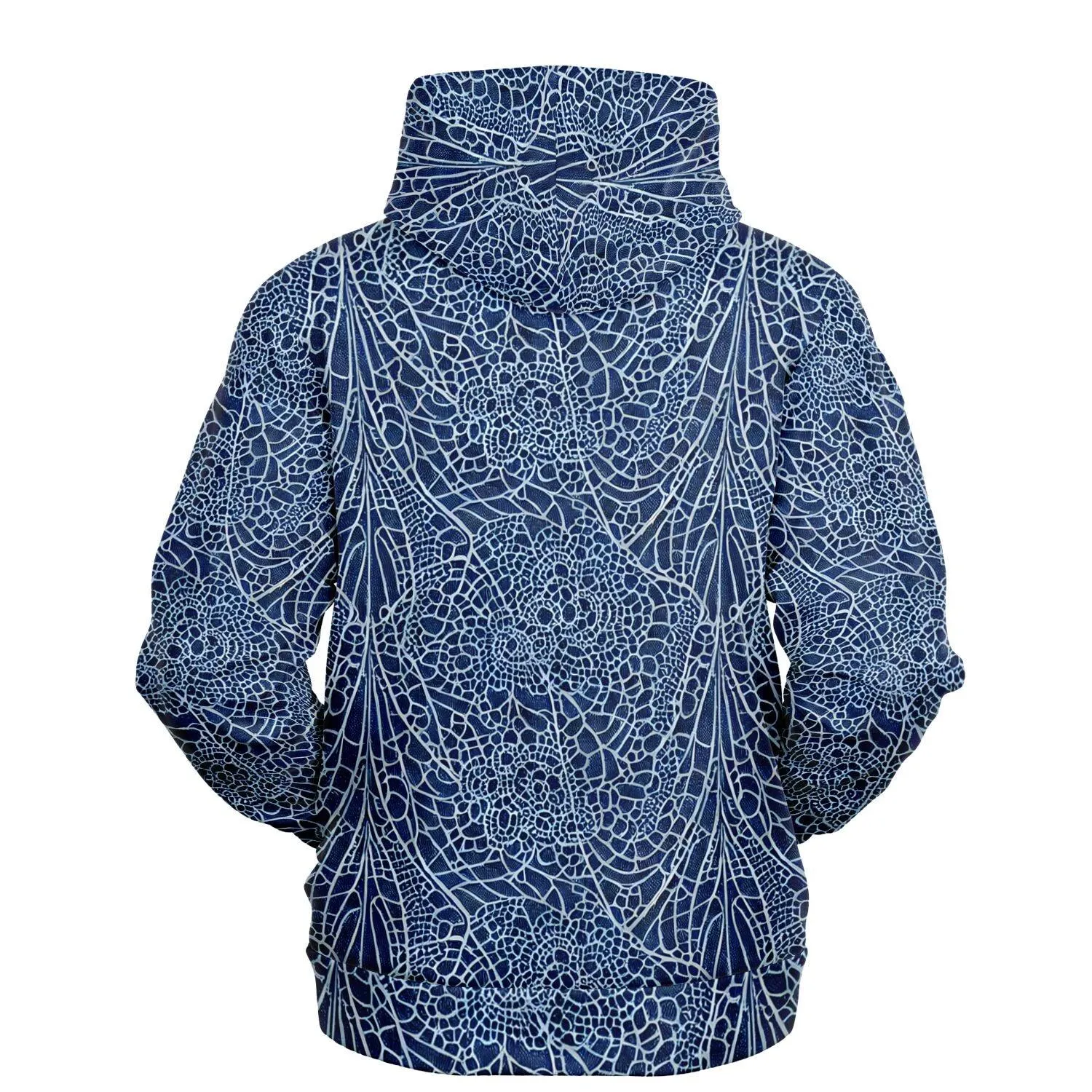 Blue Lace Athletic Hoodie