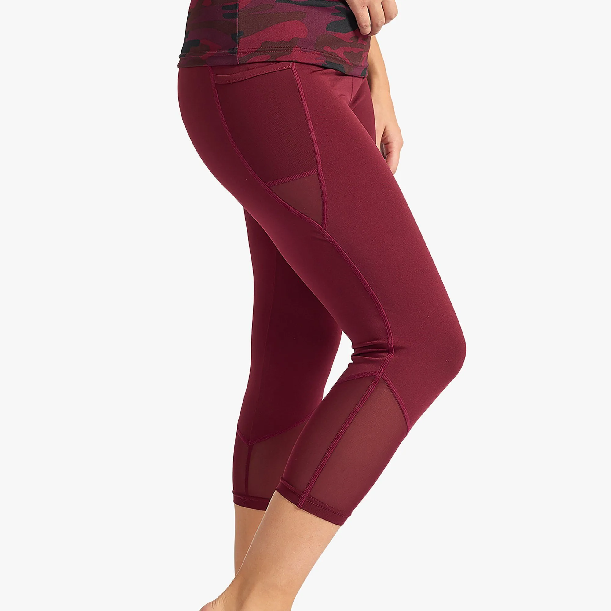 Capri Legging - Burgundy