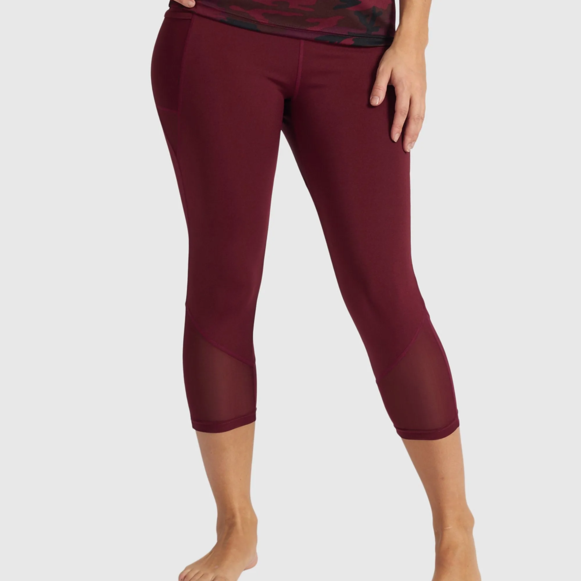 Capri Legging - Burgundy