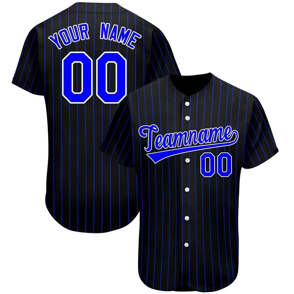 Customizable Baseball Jersey Shirts Print Team Personal Name Number Stripe Hip Hop Sportswear Men Women Baseball Clothing