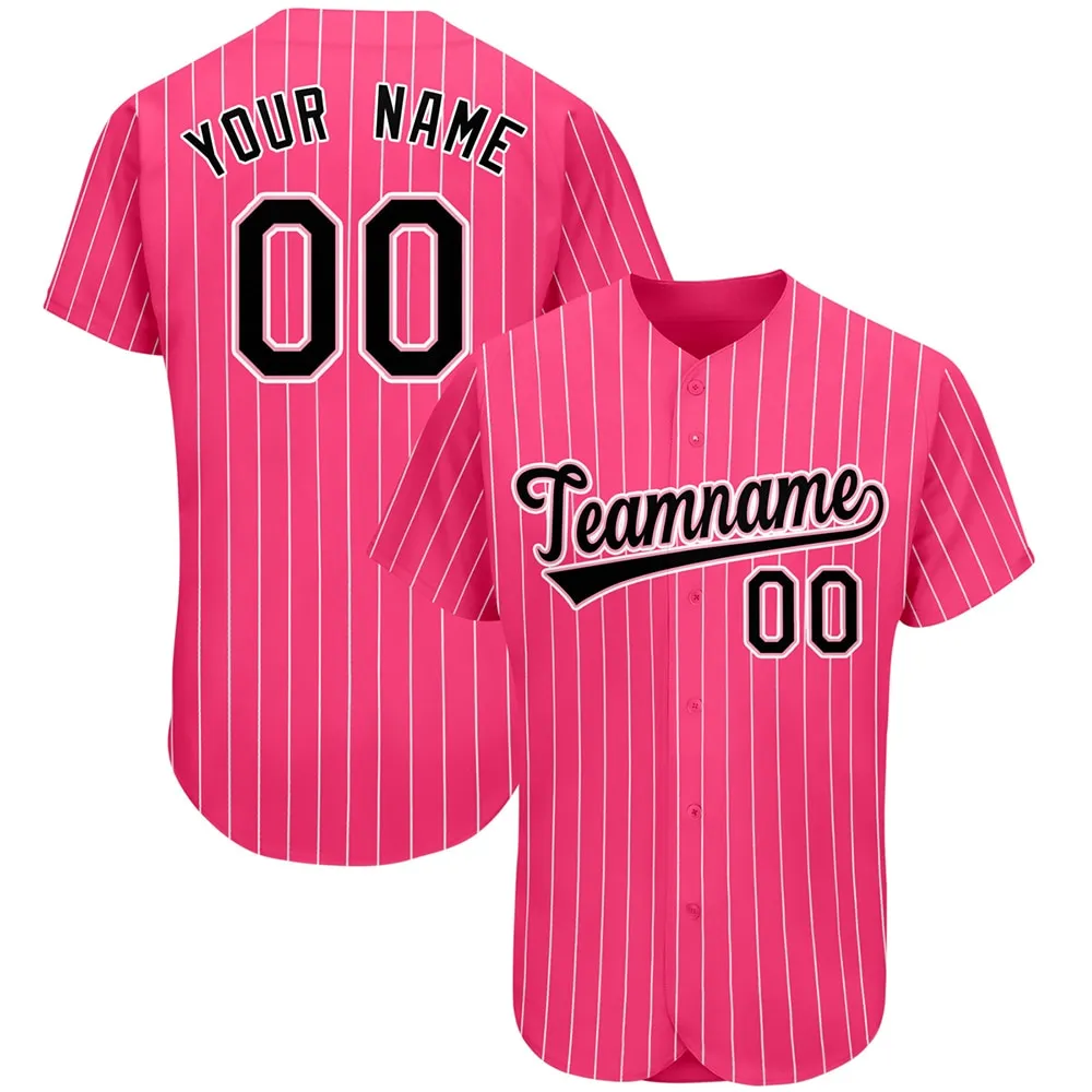 Customizable Baseball Jersey Shirts Print Team Personal Name Number Stripe Hip Hop Sportswear Men Women Baseball Clothing