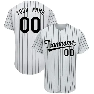 Customizable Baseball Jersey Shirts Print Team Personal Name Number Stripe Hip Hop Sportswear Men Women Baseball Clothing