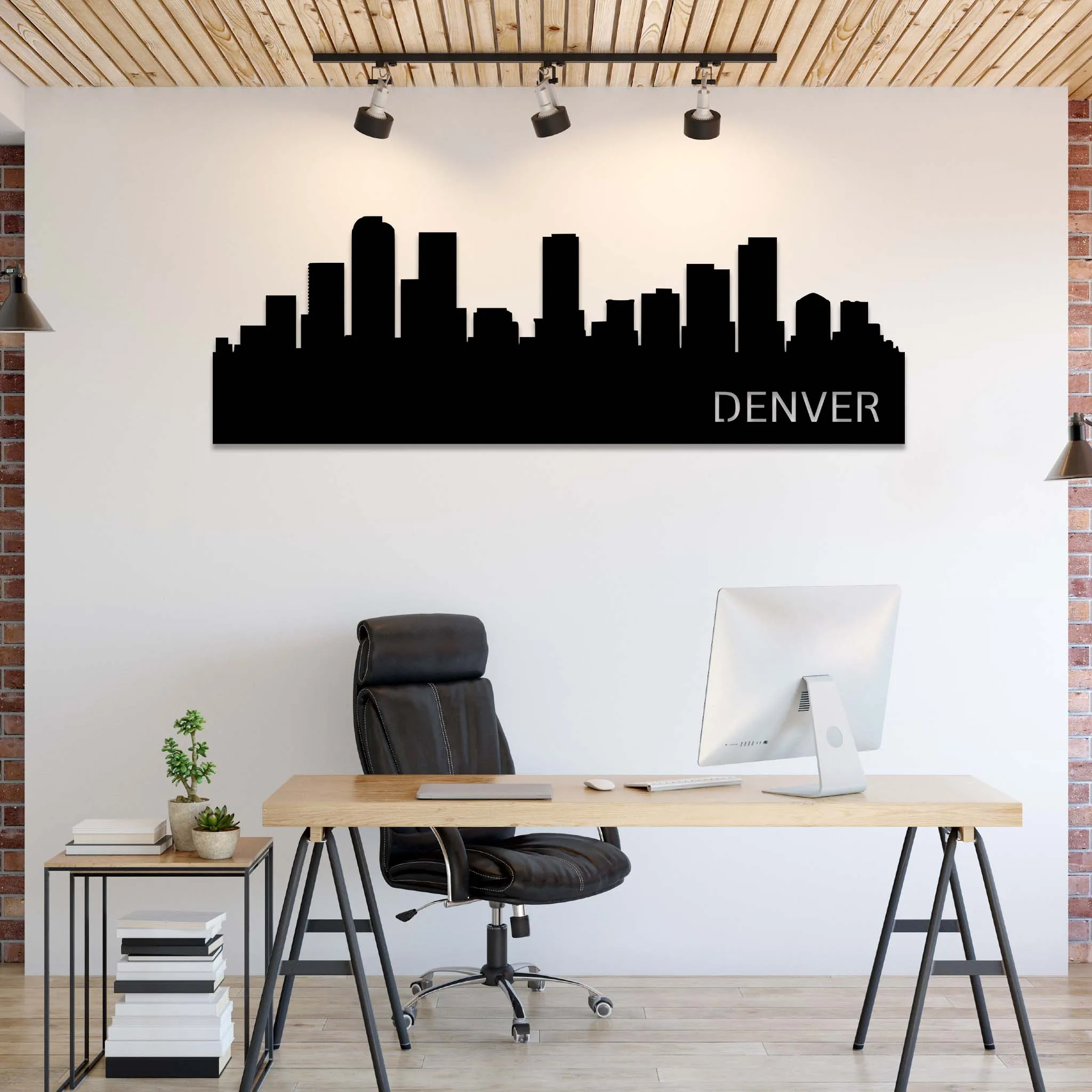 Denver Skyline - Metal Wall Art