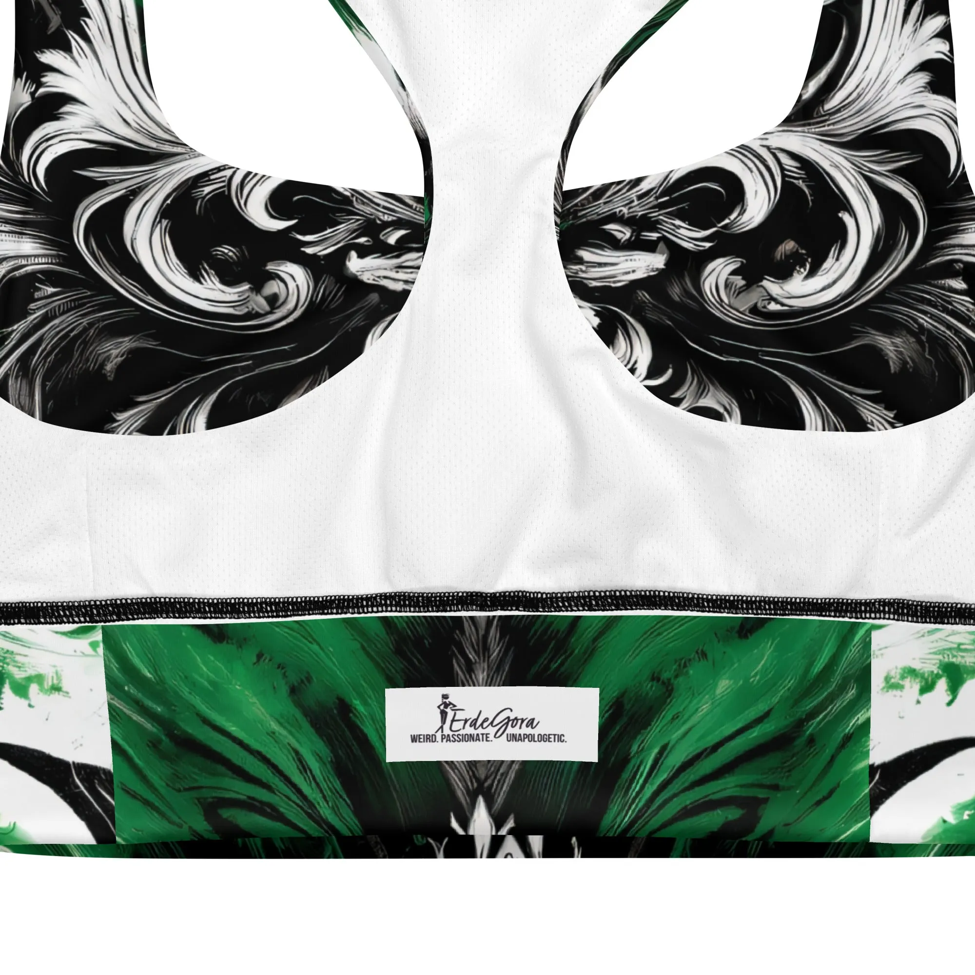 Longline Sports Bra Verdant Veil