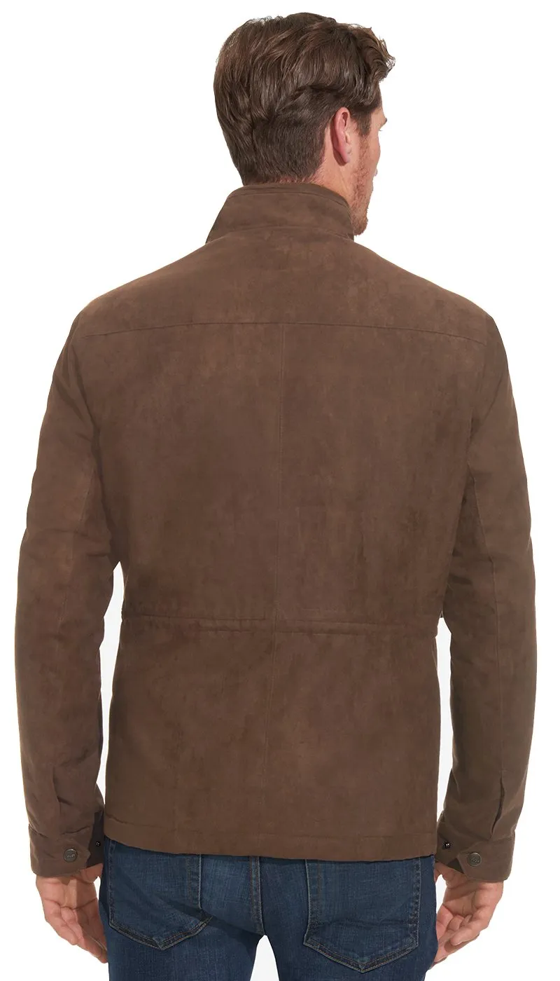 MICROSUEDE FIELD JACKET