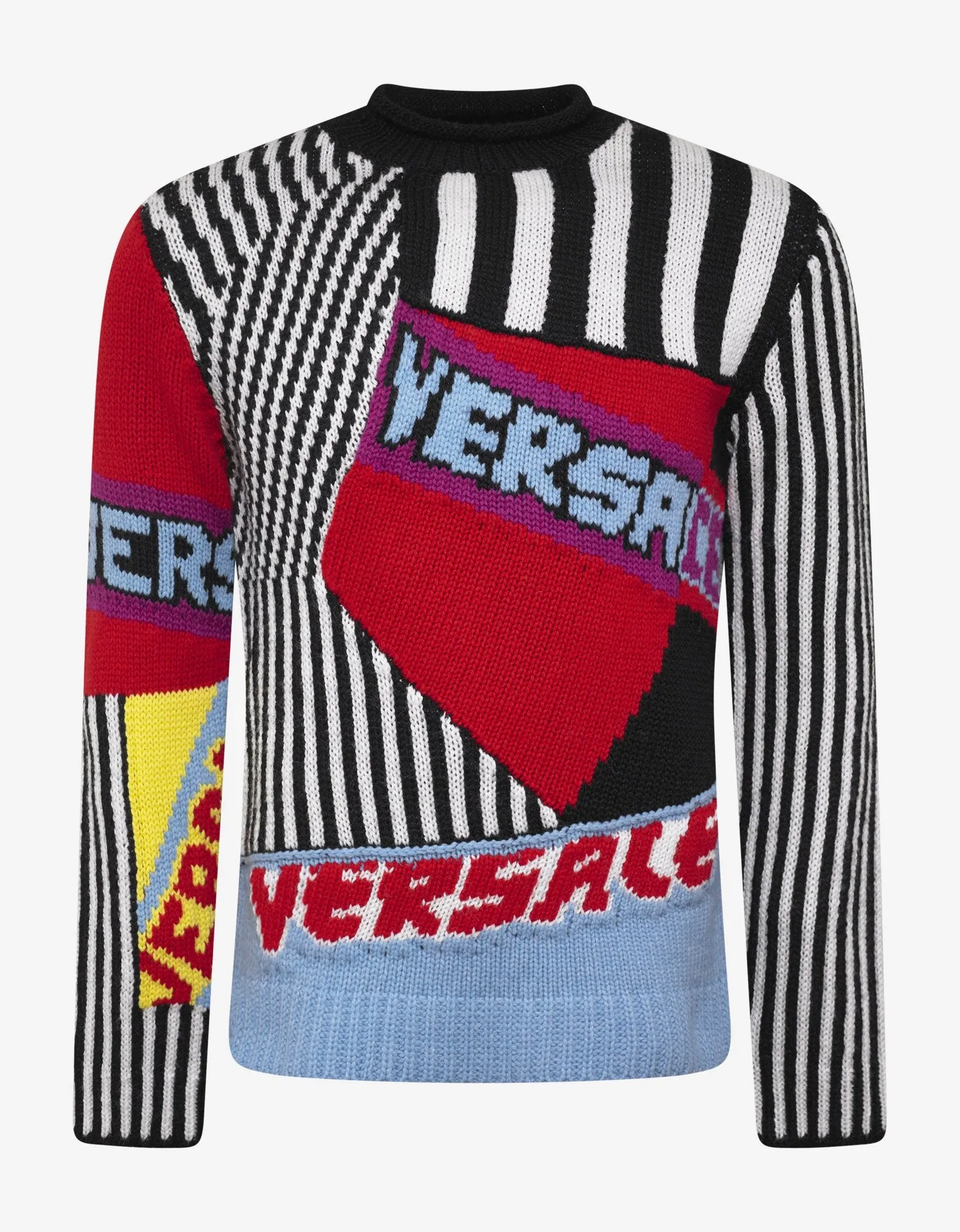 Multi-Graphic Wool Sweater