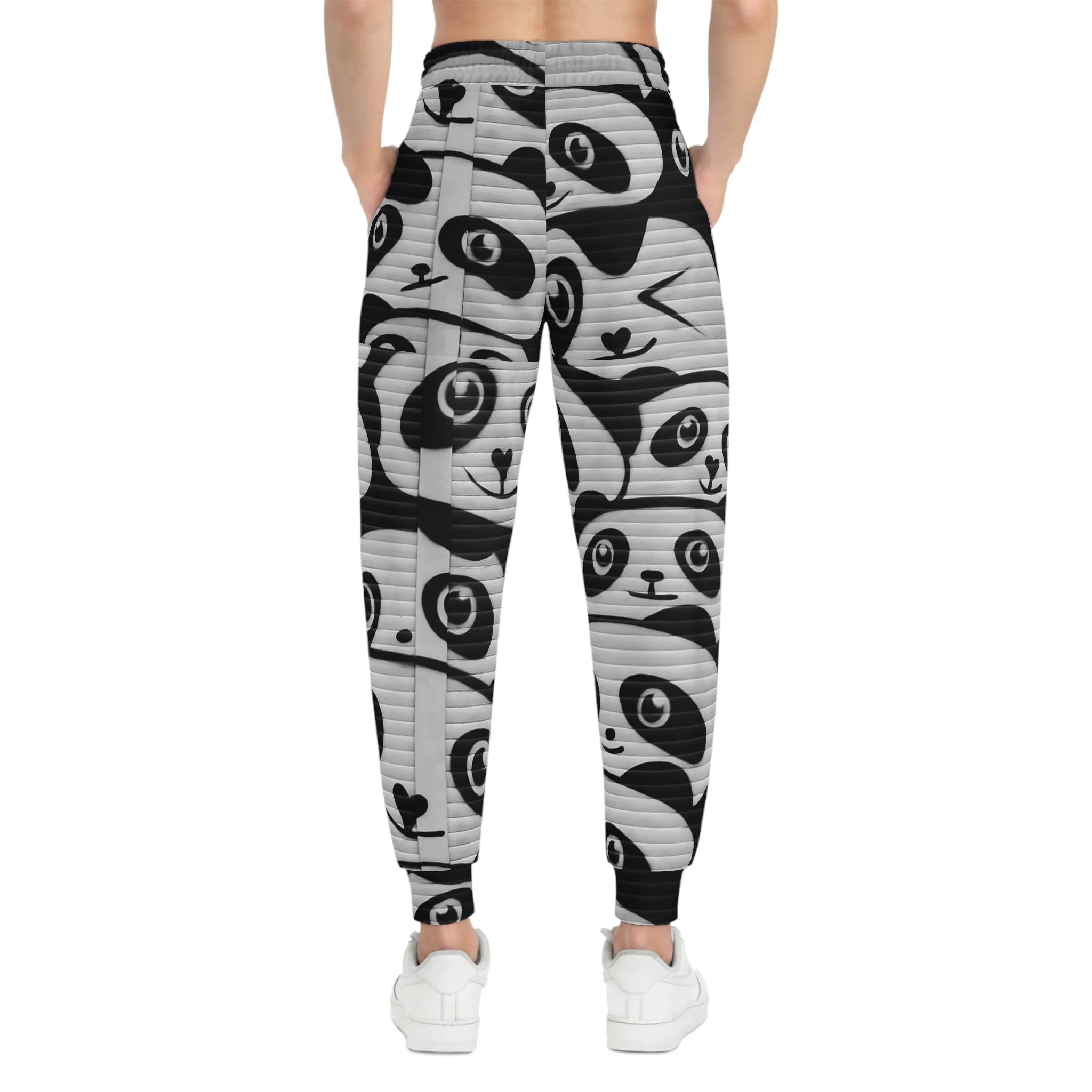 NLB VINTAGE "D&FWF" Panda Athletic Joggers