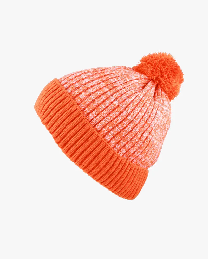 The Hat Depot - Ribbed Knit Beanie with Pom