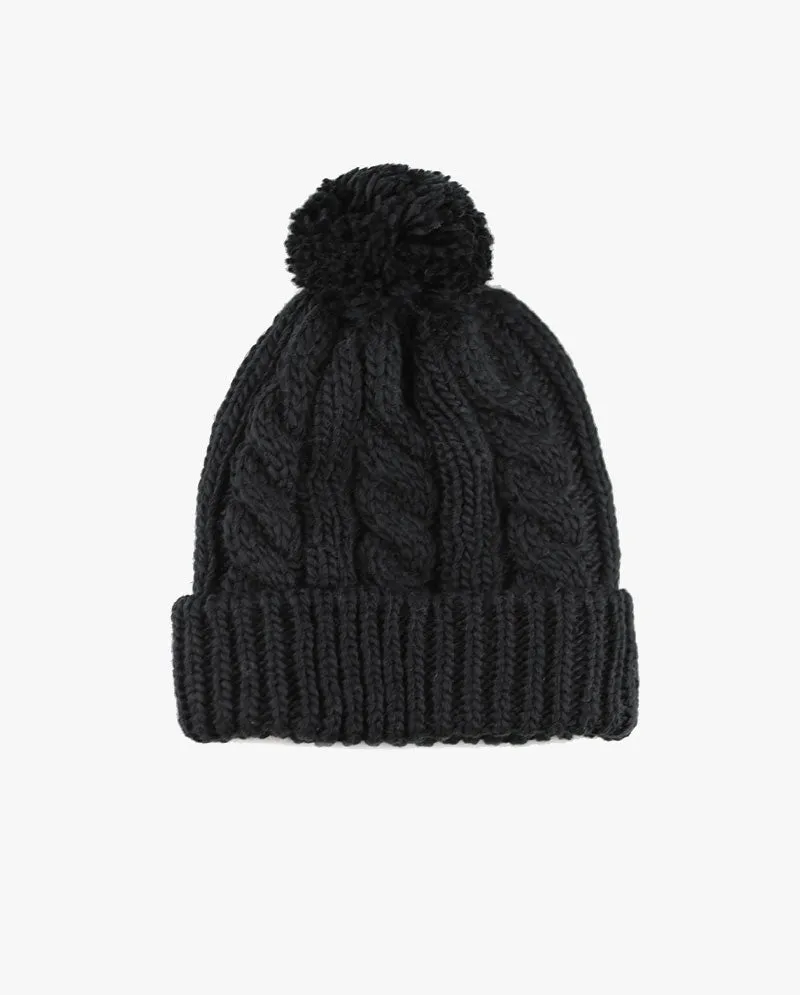 The Hat DepotCurly Knit Pom Beanie 3030