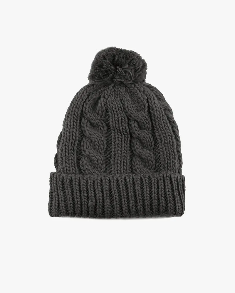 The Hat DepotCurly Knit Pom Beanie 3030