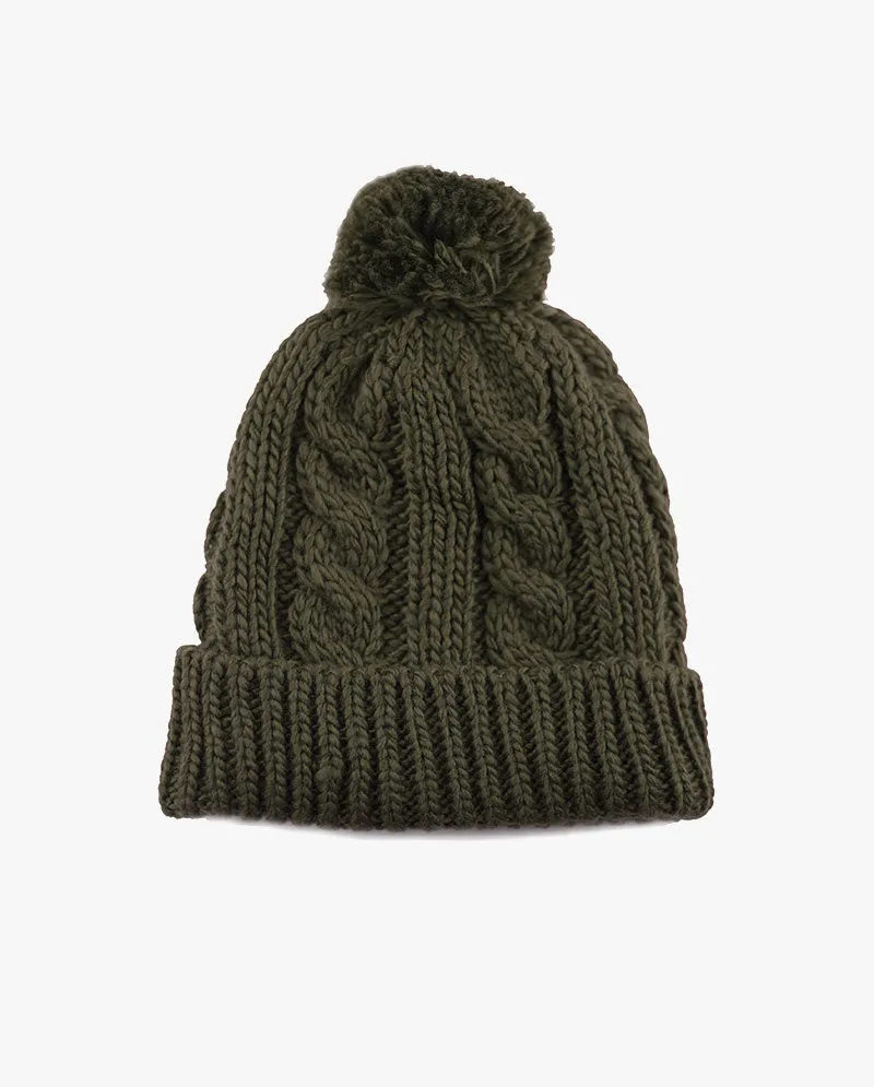 The Hat DepotCurly Knit Pom Beanie 3030